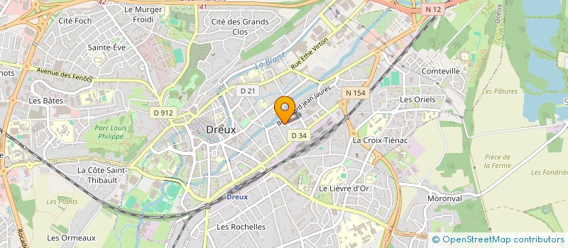 localisation de l'entreprise MONSIEUR HENRI REINE à DREUX