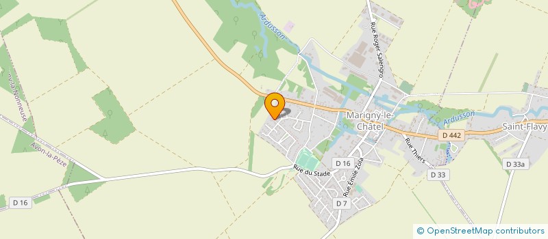 localisation de l'entreprise MONSIEUR HENRI RENAULT à MARIGNY-LE-CHATEL