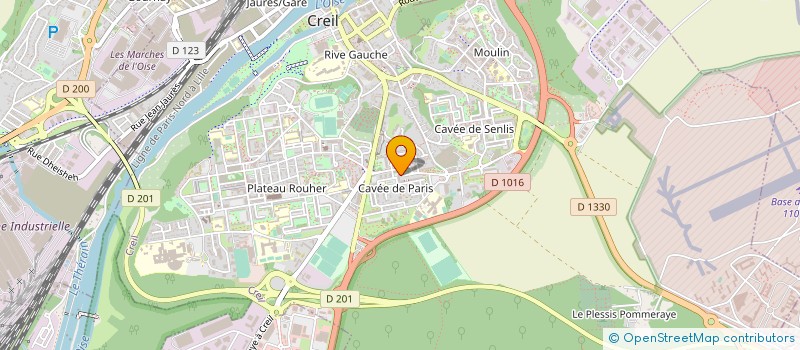 localisation de l'entreprise MONSIEUR HENRI RENNER à CREIL