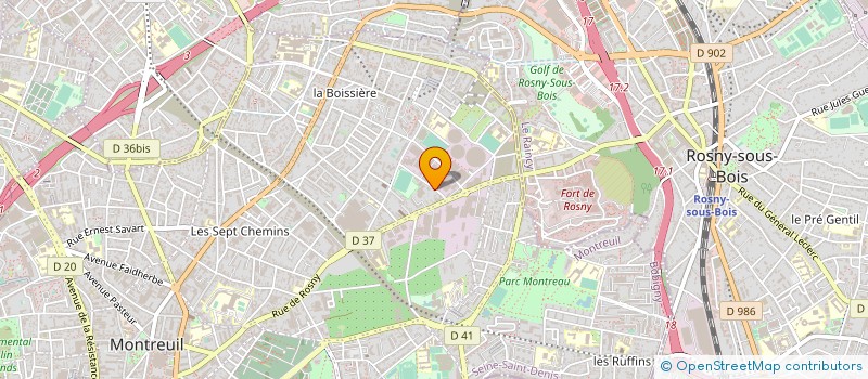 localisation de l'entreprise MONSIEUR HENRI RENONCOURT à MONTREUIL