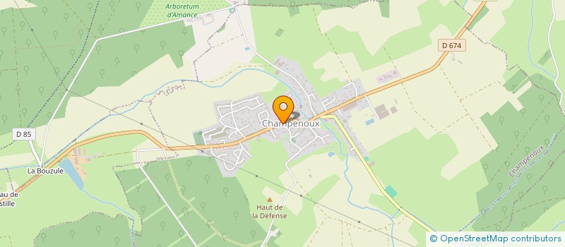 localisation de l'entreprise MONSIEUR HENRI REYDON  CHAMPENOUX