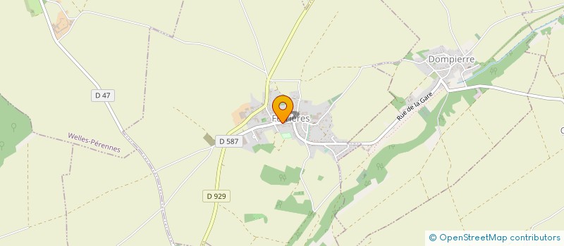 localisation de l'entreprise MONSIEUR HENRI RICHARD  FERRIERES