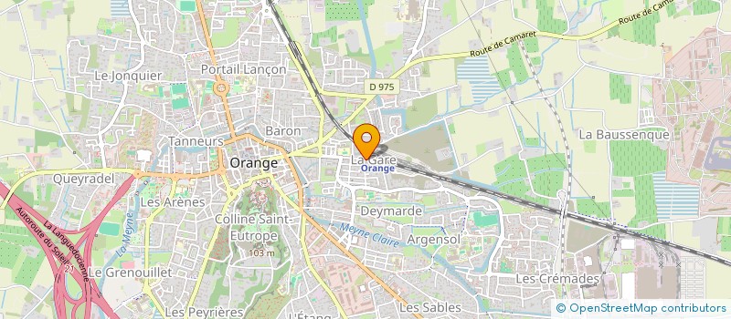 localisation de l'entreprise MONSIEUR HENRI RICORD  ORANGE