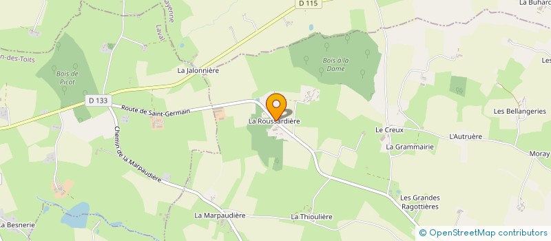 localisation de l'entreprise MONSIEUR HENRI RIOU à SAINT-GERMAIN-LE-FOUILLOUX