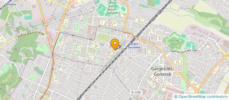 localisation de l'entreprise MONSIEUR HENRI ROBEAT  SARCELLES