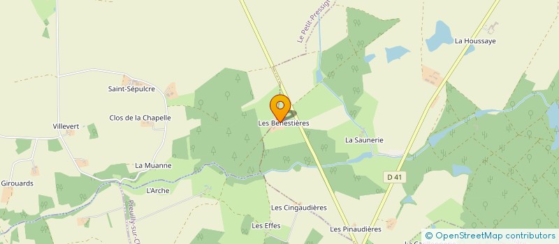 localisation de l'entreprise MONSIEUR HENRI ROBERT  CHARNIZAY