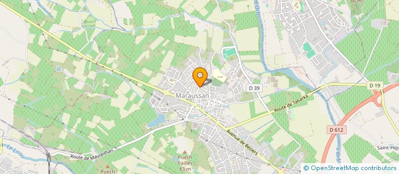 localisation de l'entreprise MONSIEUR HENRI ROBERT  MARAUSSAN