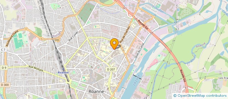localisation de l'entreprise MONSIEUR HENRI ROBERT  ROANNE