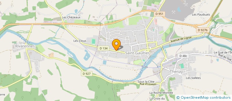localisation de l'entreprise MONSIEUR HENRI ROBERTS-SAMPSON BRISTOL-AZORE  SAINT-GAULTIER