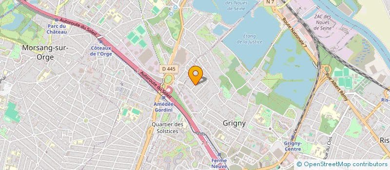 localisation de l'entreprise MONSIEUR HENRI ROBIN  GRIGNY