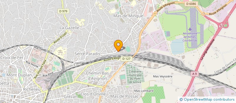 localisation de l'entreprise MONSIEUR HENRI ROCA  NIMES