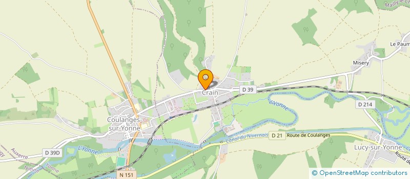 localisation de l'entreprise MONSIEUR HENRI ROCCI à CRAIN