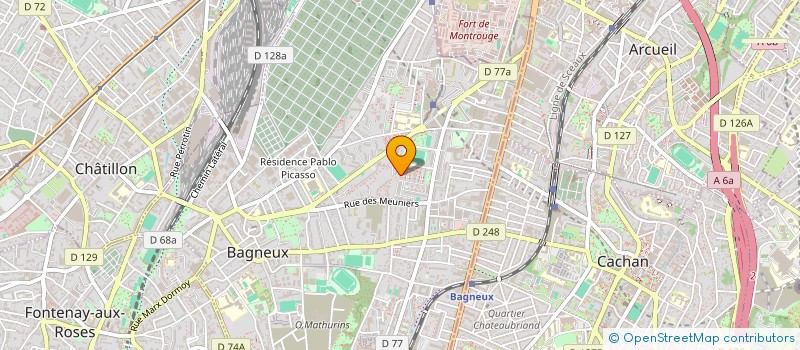 localisation de l'entreprise MONSIEUR HENRI ROCHER à BAGNEUX