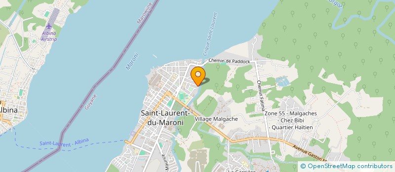 localisation de l'entreprise MONSIEUR HENRI ROGIER à SAINT-LAURENT-DU-MARONI