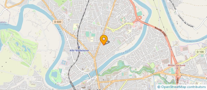 localisation de l'entreprise MONSIEUR HENRI ROLLAND  ALBI