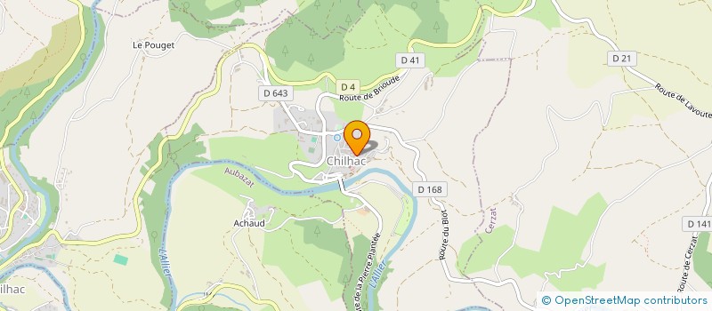 localisation de l'entreprise MONSIEUR HENRI ROLLAND  CHILHAC