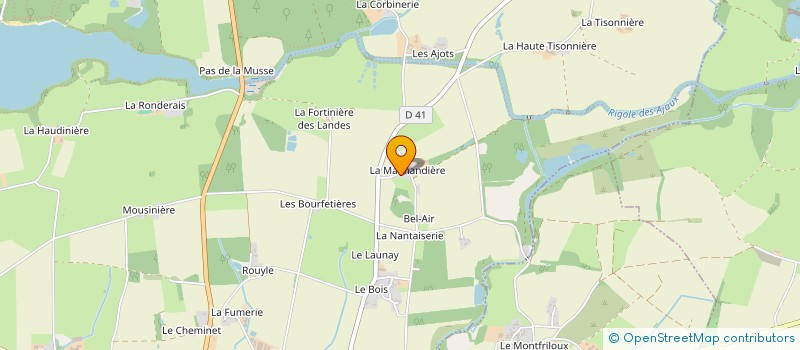 localisation de l'entreprise MONSIEUR HENRI RONDEAU à JOUE-SUR-ERDRE