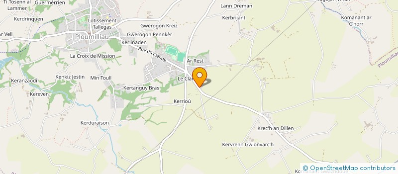 localisation de l'entreprise MONSIEUR HENRI ROPARTZ  PLOUMILLIAU