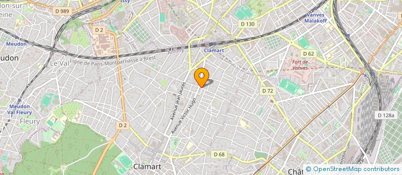 localisation de l'entreprise MONSIEUR HENRI ROQUEFORT à CLAMART