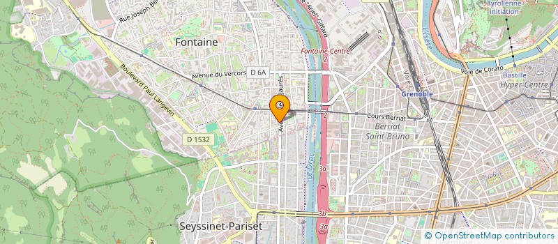 localisation de l'entreprise MONSIEUR HENRI ROSSAT à FONTAINE