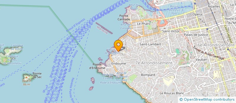 localisation de l'entreprise MONSIEUR HENRI ROSSI  MARSEILLE