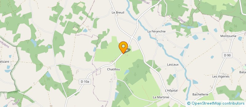 localisation de l'entreprise MONSIEUR HENRI ROUGIER à CHERONNAC