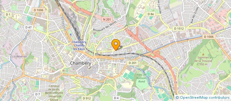 localisation de l'entreprise MONSIEUR HENRI ROUMAT à CHAMBERY