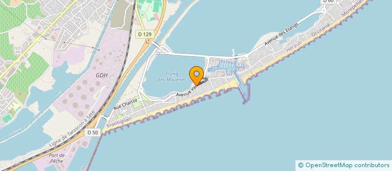 localisation de l'entreprise MONSIEUR HENRI ROUQUETTE à FRONTIGNAN