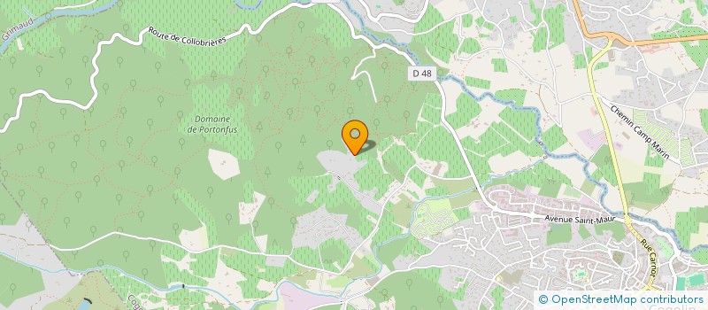 localisation de l'entreprise MONSIEUR HENRI ROUVIER  COGOLIN