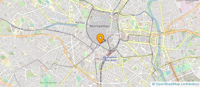 localisation de l'entreprise MONSIEUR HENRI ROUVIERE à MONTPELLIER