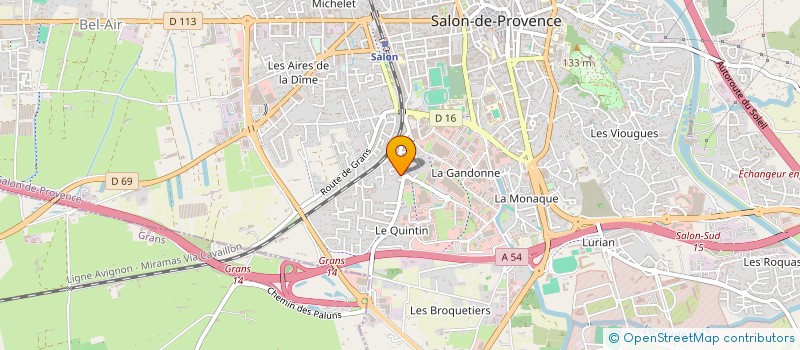 localisation de l'entreprise MONSIEUR HENRI ROUX  SALON-DE-PROVENCE