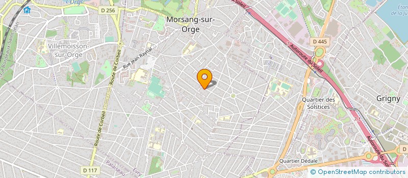 localisation de l'entreprise MONSIEUR HENRI ROUX à MORSANG-SUR-ORGE