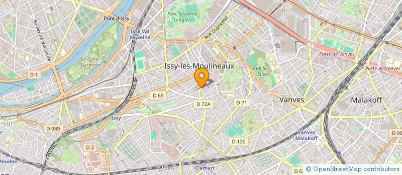 localisation de l'entreprise MONSIEUR HENRI ROZEMBAUM à ISSY-LES-MOULINEAUX