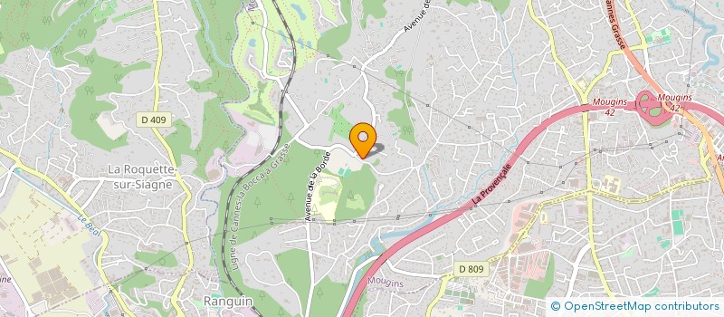 localisation de l'entreprise MONSIEUR HENRI SAEZ  MOUGINS