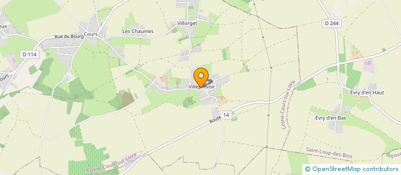 localisation de l'entreprise MONSIEUR HENRI SAILLARD à COSNE COURS SUR LOIRE