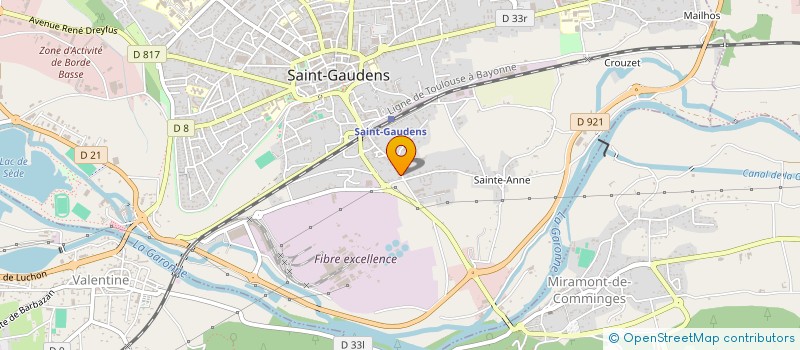 localisation de l'entreprise MONSIEUR HENRI SANCHEZ à SAINT-GAUDENS