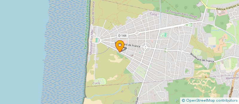 localisation de l'entreprise MONSIEUR HENRI SANDRAS  CUCQ