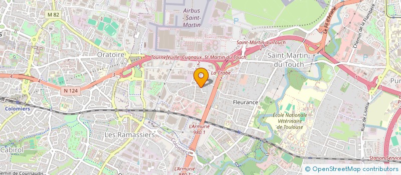 localisation de l'entreprise MONSIEUR HENRI SANTACRUZ à TOULOUSE