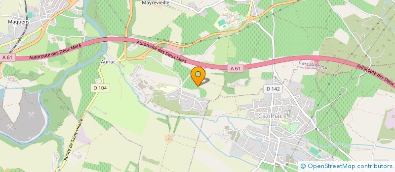 localisation de l'entreprise MONSIEUR HENRI SARRAIL  CARCASSONNE