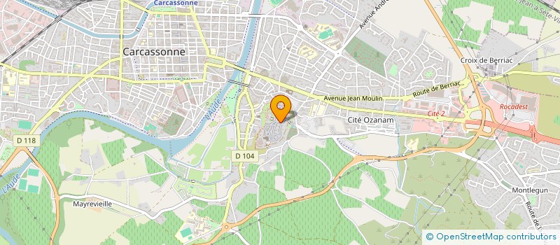 localisation de l'entreprise MONSIEUR HENRI SARRAUTE à CARCASSONNE