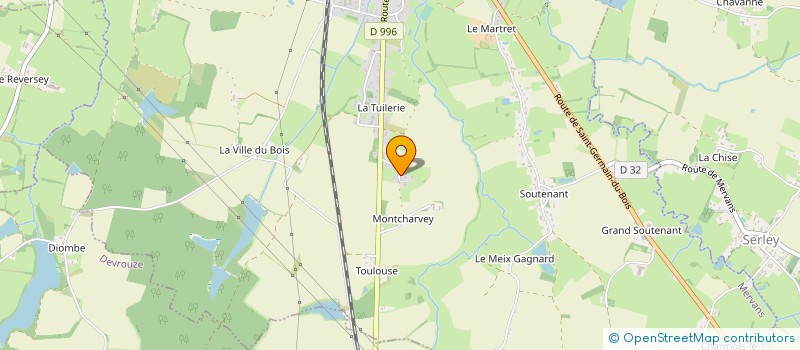 localisation de l'entreprise MONSIEUR HENRI SATORY  MERVANS