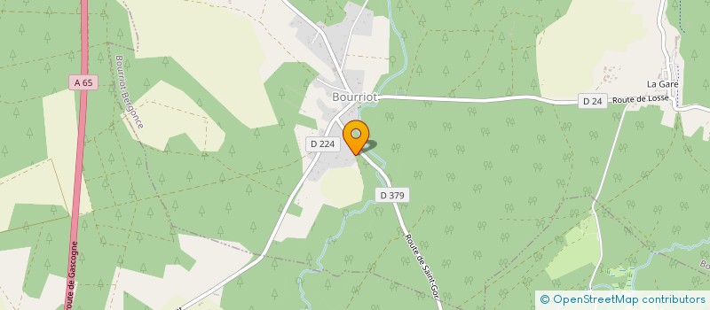 localisation de l'entreprise MONSIEUR HENRI SAURIN  BOURRIOT-BERGONCE