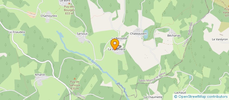 localisation de l'entreprise MONSIEUR HENRI SAVARZEIX à SAINT-MARTIAL-LE-VIEUX