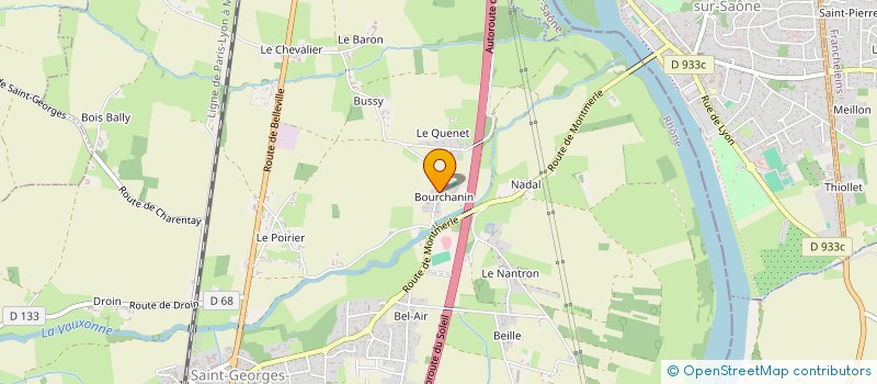 localisation de l'entreprise MONSIEUR HENRI SCHIED  SAINT-GEORGES-DE-RENEINS