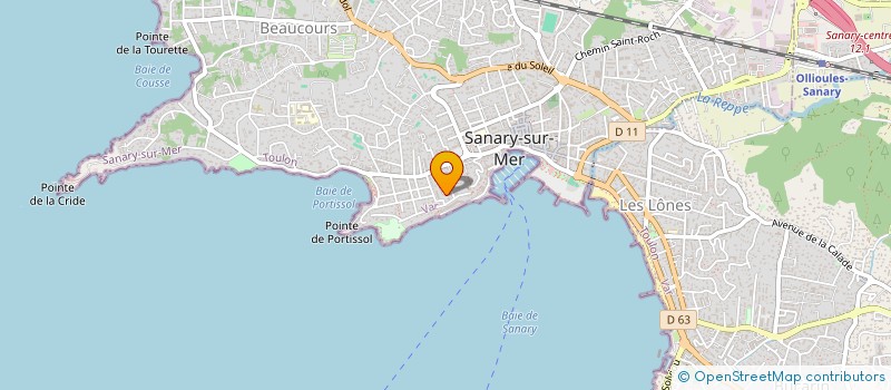localisation de l'entreprise MONSIEUR HENRI SCHOBINGER à SANARY-SUR-MER