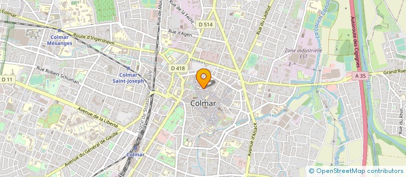 localisation de l'entreprise MONSIEUR HENRI SEIGLER  COLMAR