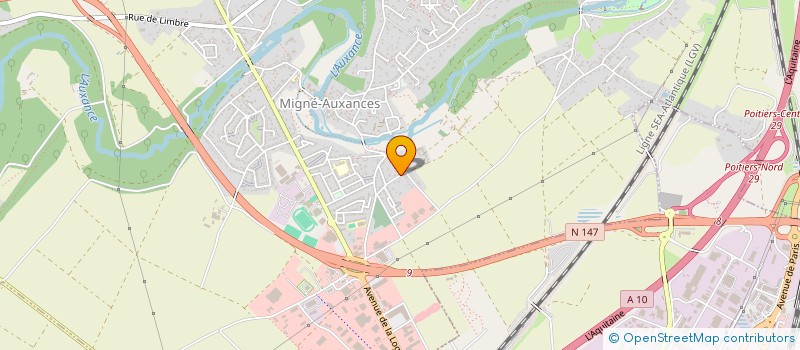 localisation de l'entreprise MONSIEUR HENRI SICOT à MIGNE-AUXANCES