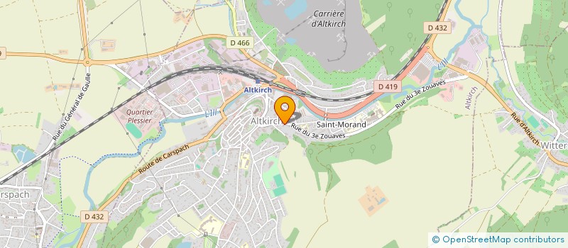 localisation de l'entreprise MONSIEUR HENRI SIEVERT  ALTKIRCH