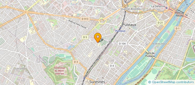 localisation de l'entreprise MONSIEUR HENRI SIMON à SURESNES