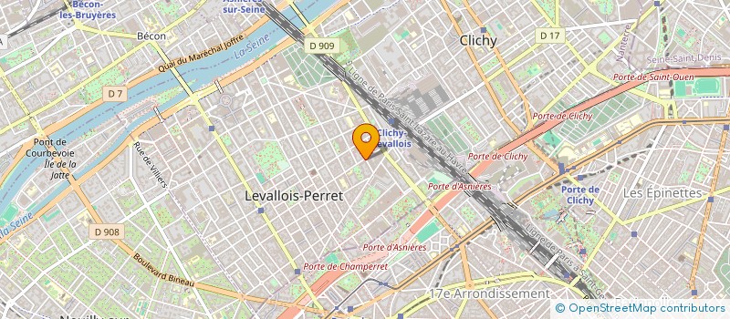localisation de l'entreprise MONSIEUR HENRI SOGBOSSI à LEVALLOIS-PERRET